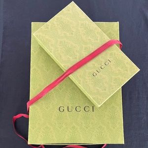 Gucci boxes and dust bags